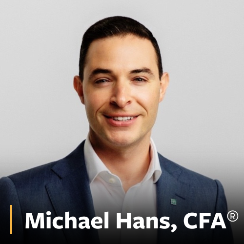 Michael Hans, man in blue suit and white shirt